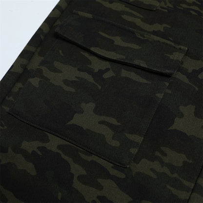 Camouflage workwear pants for men