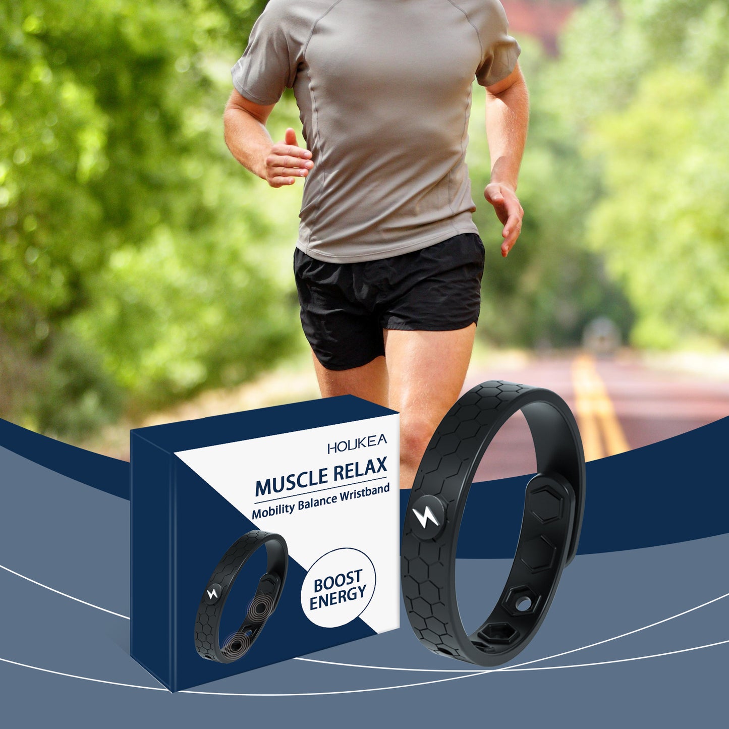 Houkea Body Care Bracelet Outdoor Daily Gentle Body Care Stylish With Convenient Care Bracelet