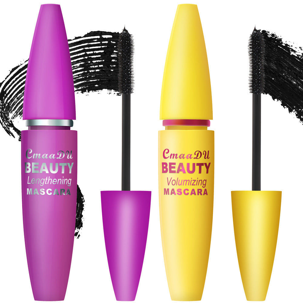 ماسكارا CmaaDu Makeup 4D لتكثيف وتجعيد الرموش، لا تلطخ بسهولة، رموش صناعية