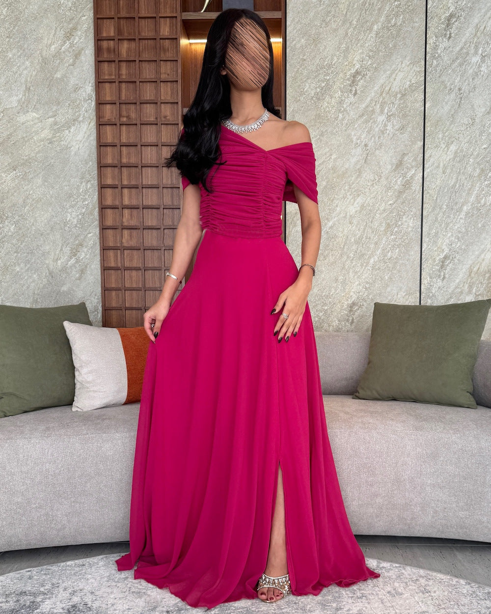 Elegant Wedding Dress with Pleats for WomenFashionable Formal Dress
