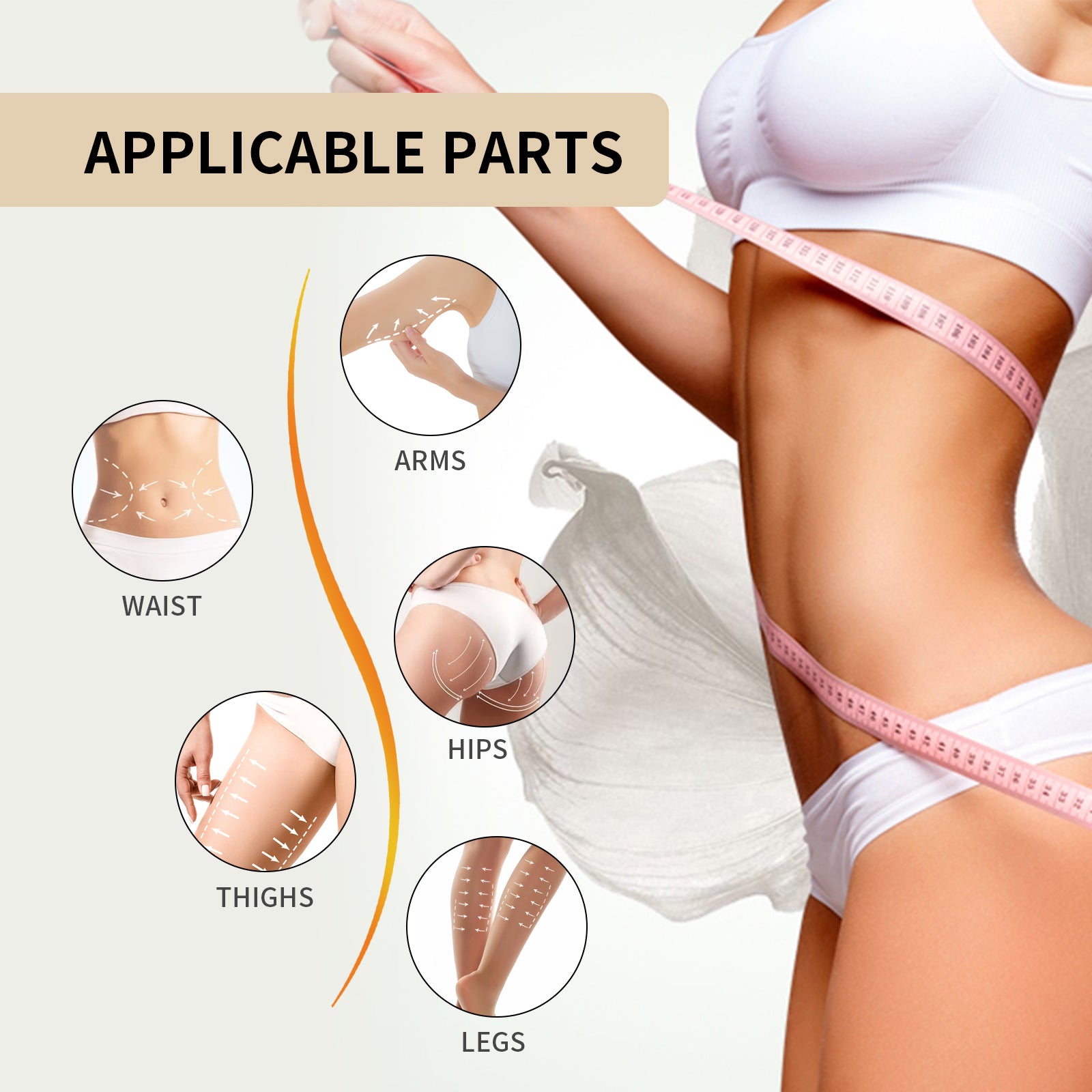 EELHOE Body Care Cream Massage Firming Skin Arms Thighs Body Beauty Beauty Slimming Cream