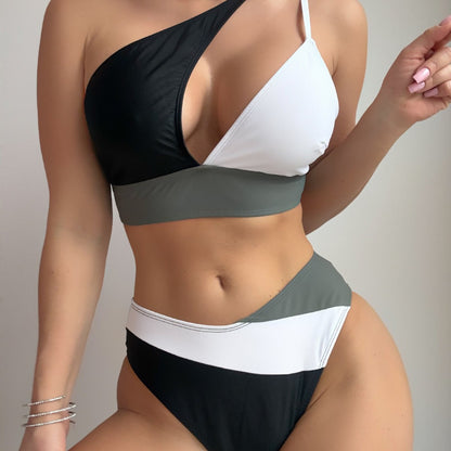 लेस-अप सेक्सी बिकिनी स्विमसूट