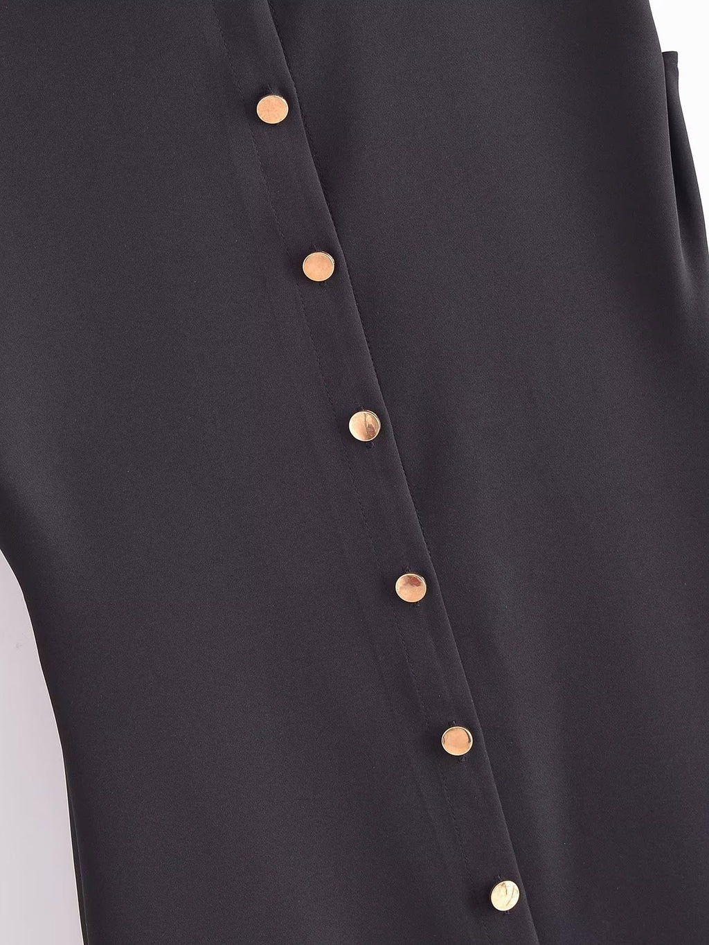 Casual Dress Women Elegant Solid Summer Fashion Sleeveless Button Dress