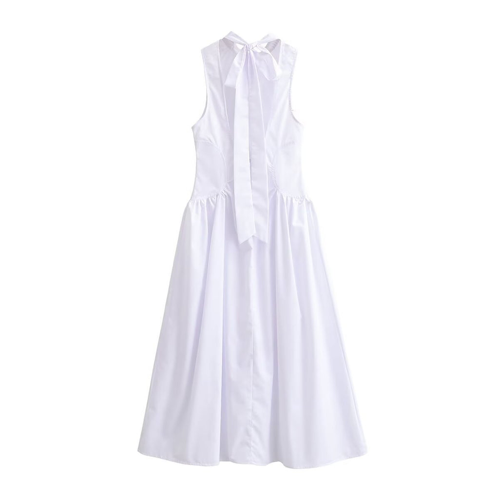 Backless Long Midi Dress for Women Dress