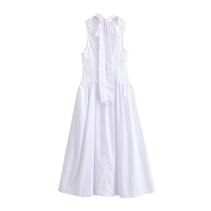 Backless Long Midi Dress for Women Dress