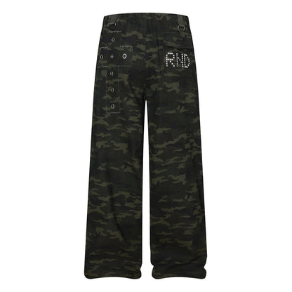 Camouflage workwear pants for men