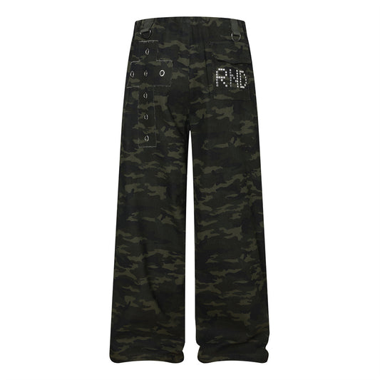 Camouflage workwear pants for men