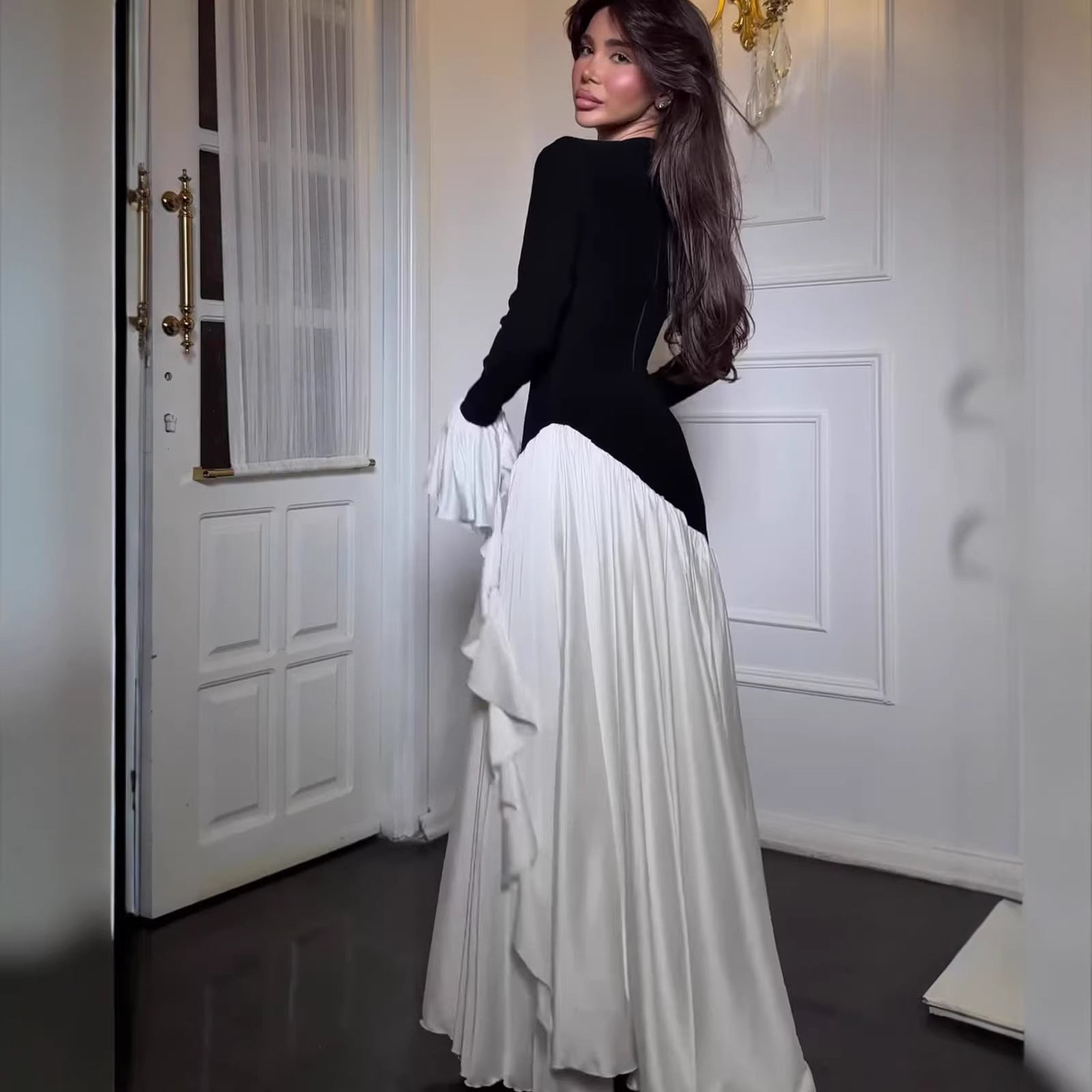 Elegant Summer Long Sleeve Maxi Dress for Women Comfortable Design