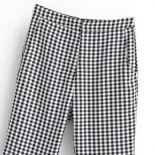Casual Chic Plaid Pants for Women  Everyday Wear