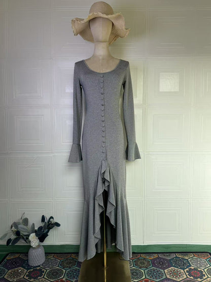 Long Sleeve Maxi Dress Casual Sexy Chic Dress