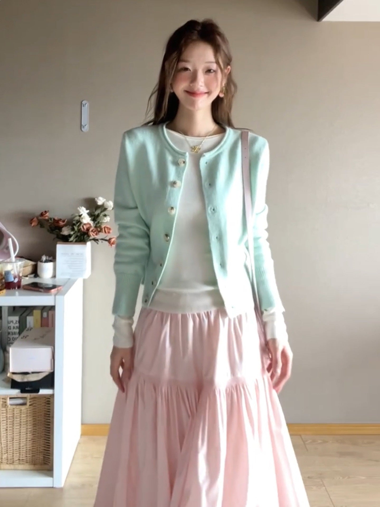 Pink Long Dress Casual  Dress