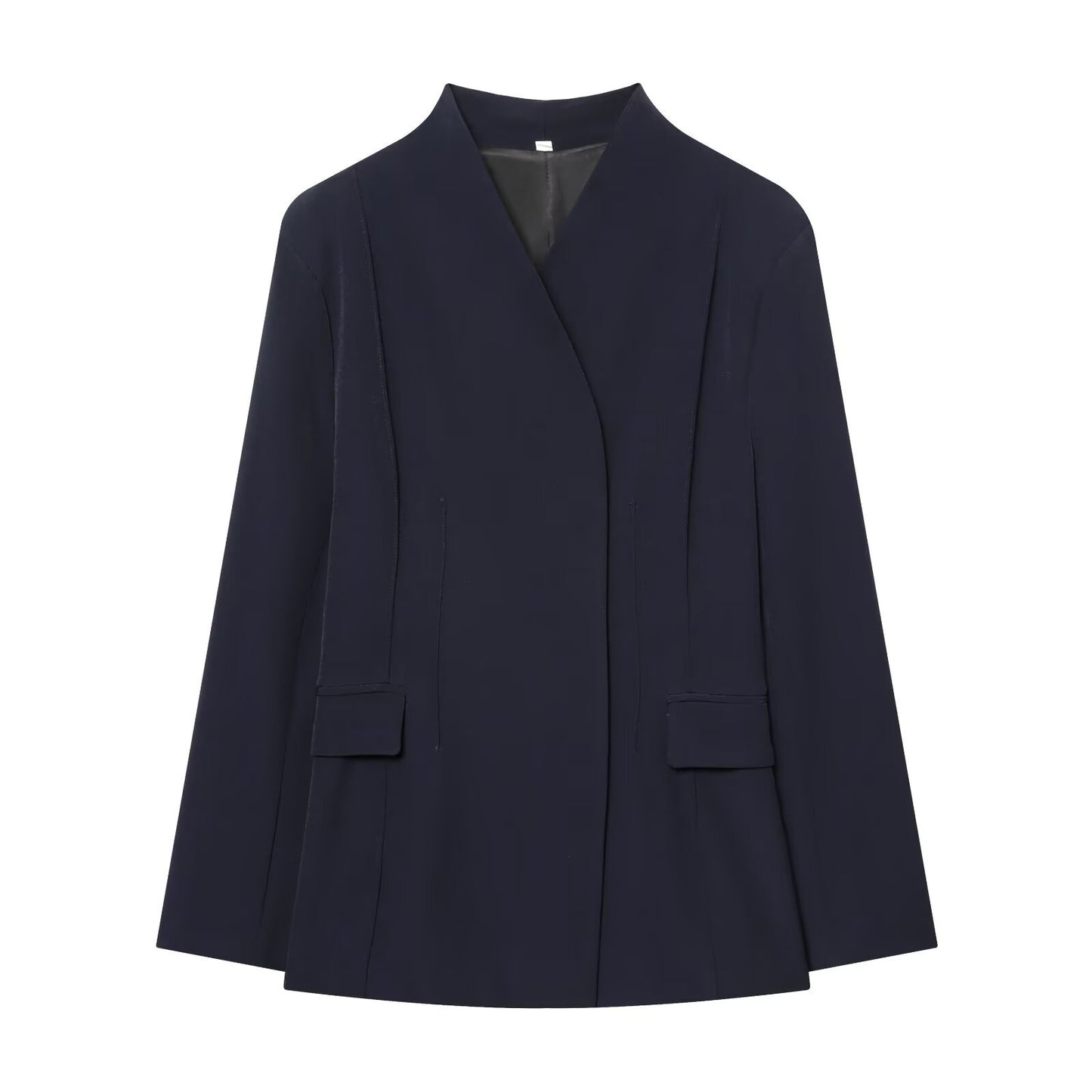 Solid color series slim fit suit jacket