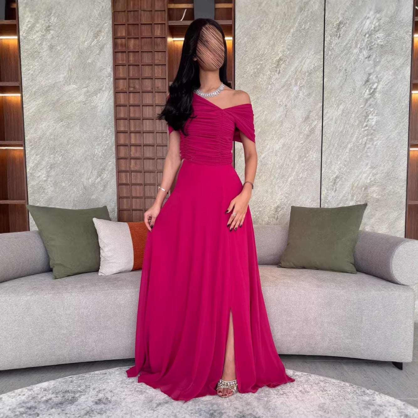 Elegant Wedding Dress with Pleats for WomenFashionable Formal Dress
