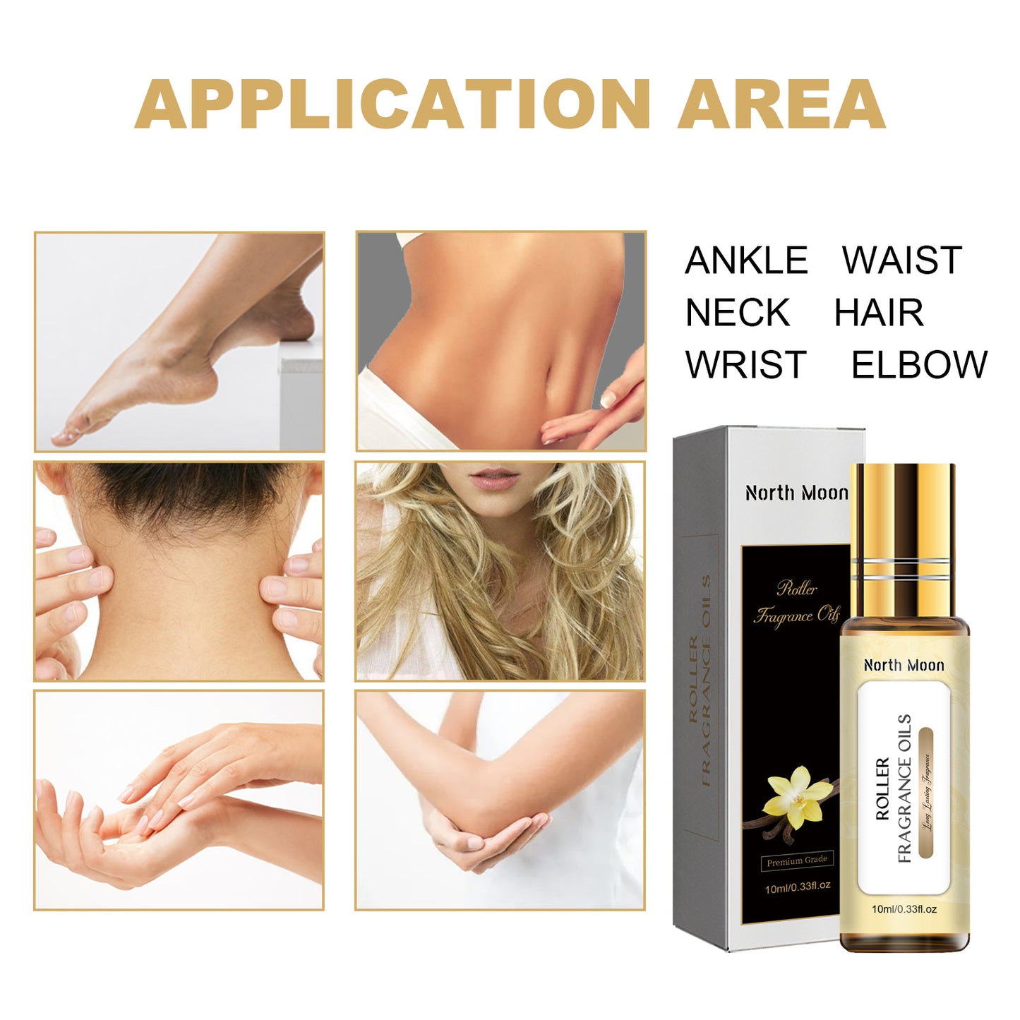 زيت عطري كروي، عطر يدوم طويلاً، عطر منعش خفيف، يترك عطرًا مميزًا، عطر جو نيش