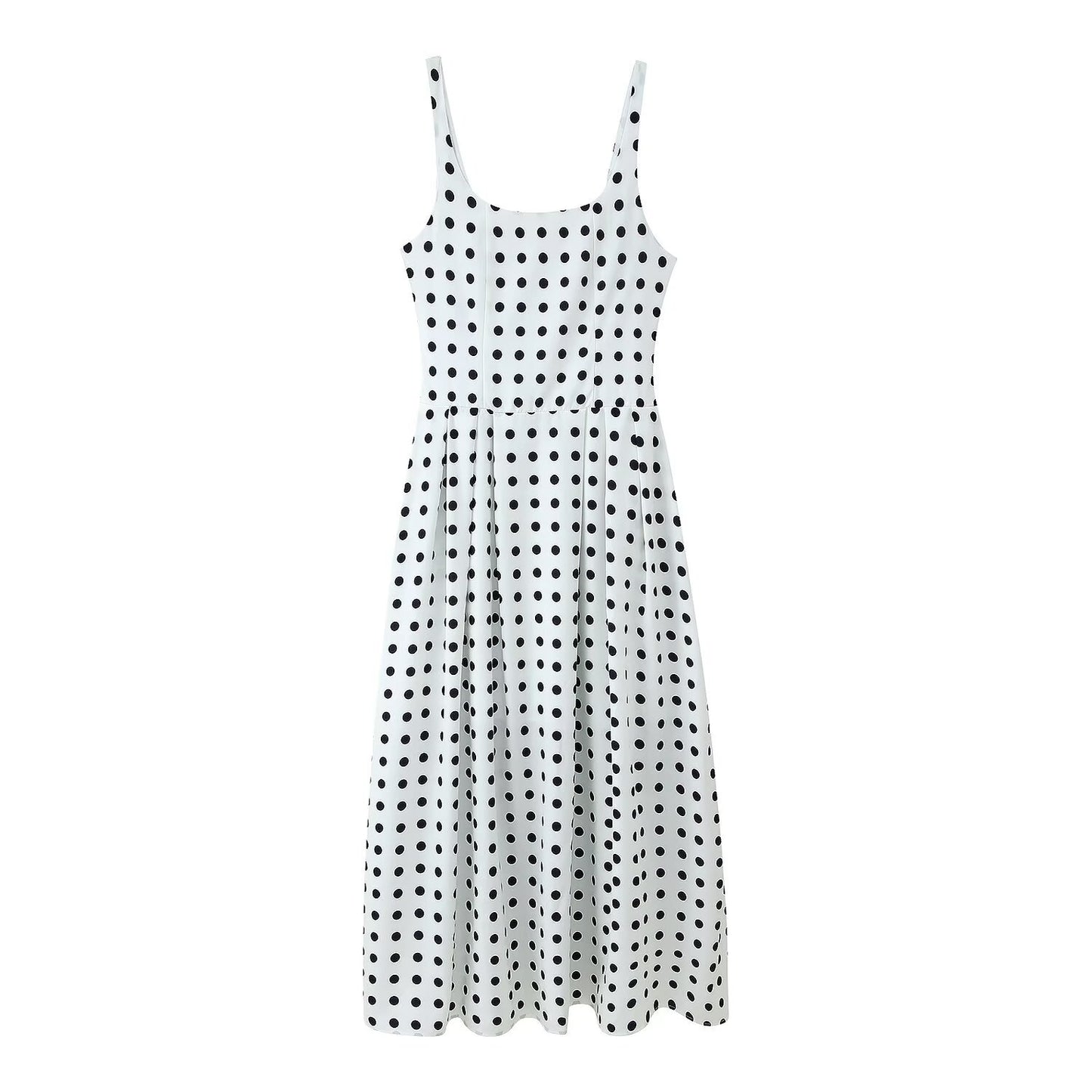 Women's clothing European and American storm points waist collection suspender dress