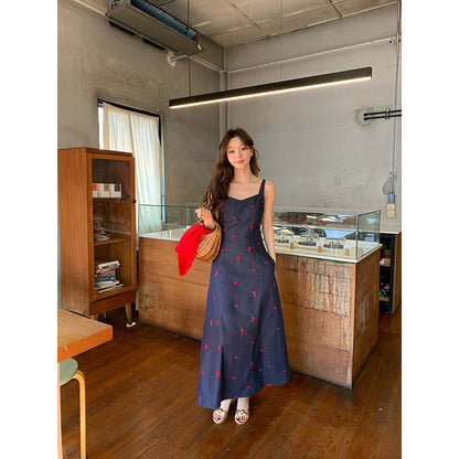 Cowboy camisole dress for women