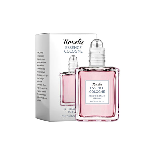 زيت عطري برائحة الورد الزهري، عطر طبيعي لطيف ومنعش، ماء تواليت نسائي محمول