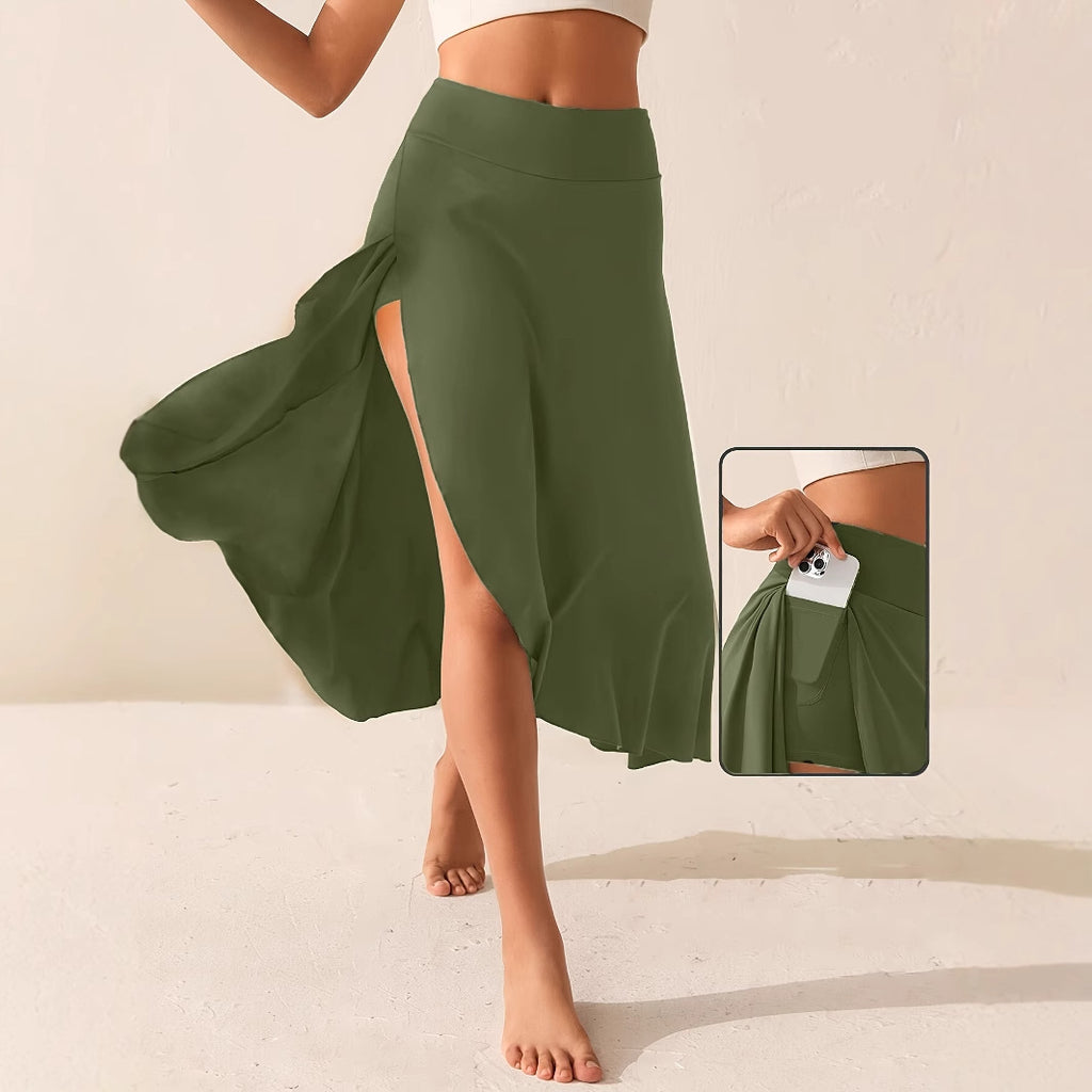 Design Summer Personality Slit Fitted Knee-Length Dress for Women