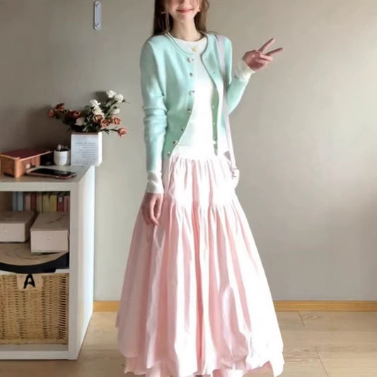 Pink Long Dress Casual  Dress
