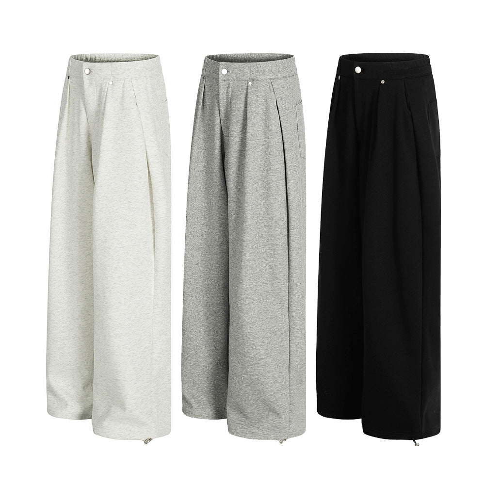 Wide leg casual pants