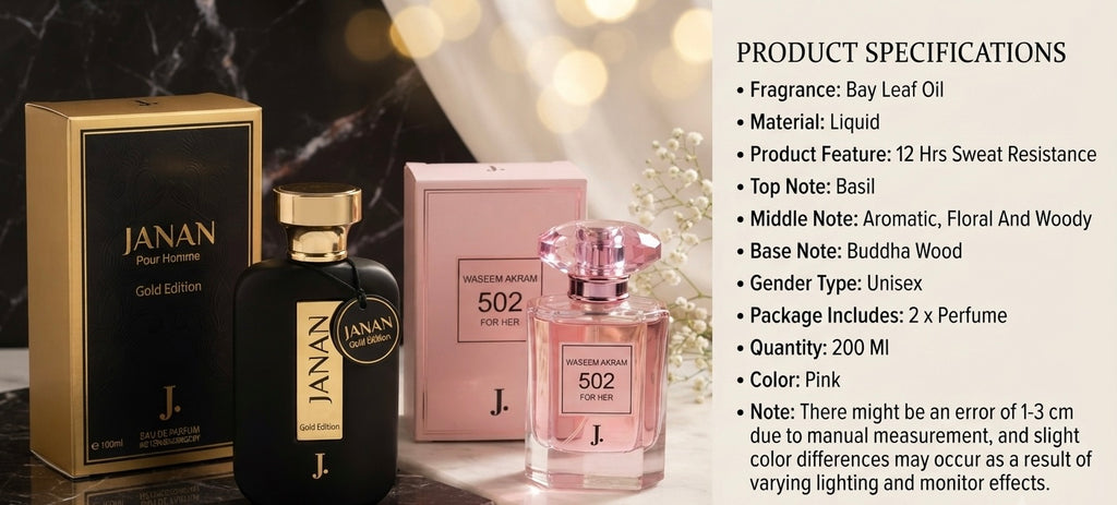 The Janan Collection: A Fragrance Connection for Him and Her