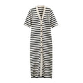 TRAF  Summer Women Long Shirt Dress Summer Office Midi Dresses for Women Short Sleeve Female Dress