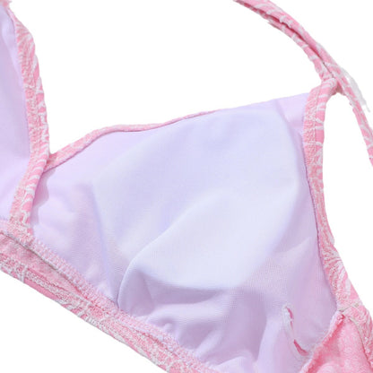 Lace up sexy bikini swimsuit