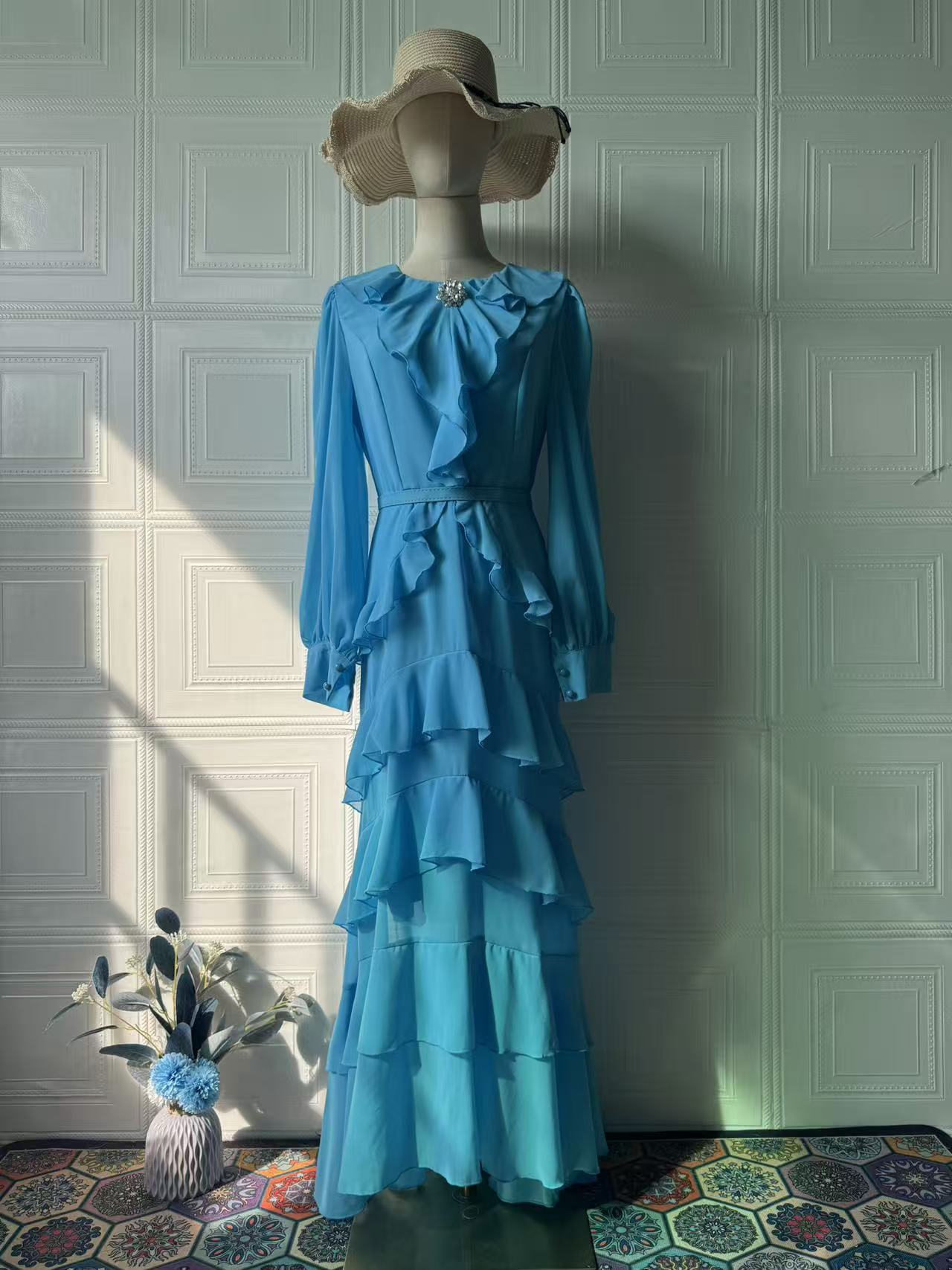 Style Summer Dress for Women, Soft and Graceful Fit with Waist Cinching Design