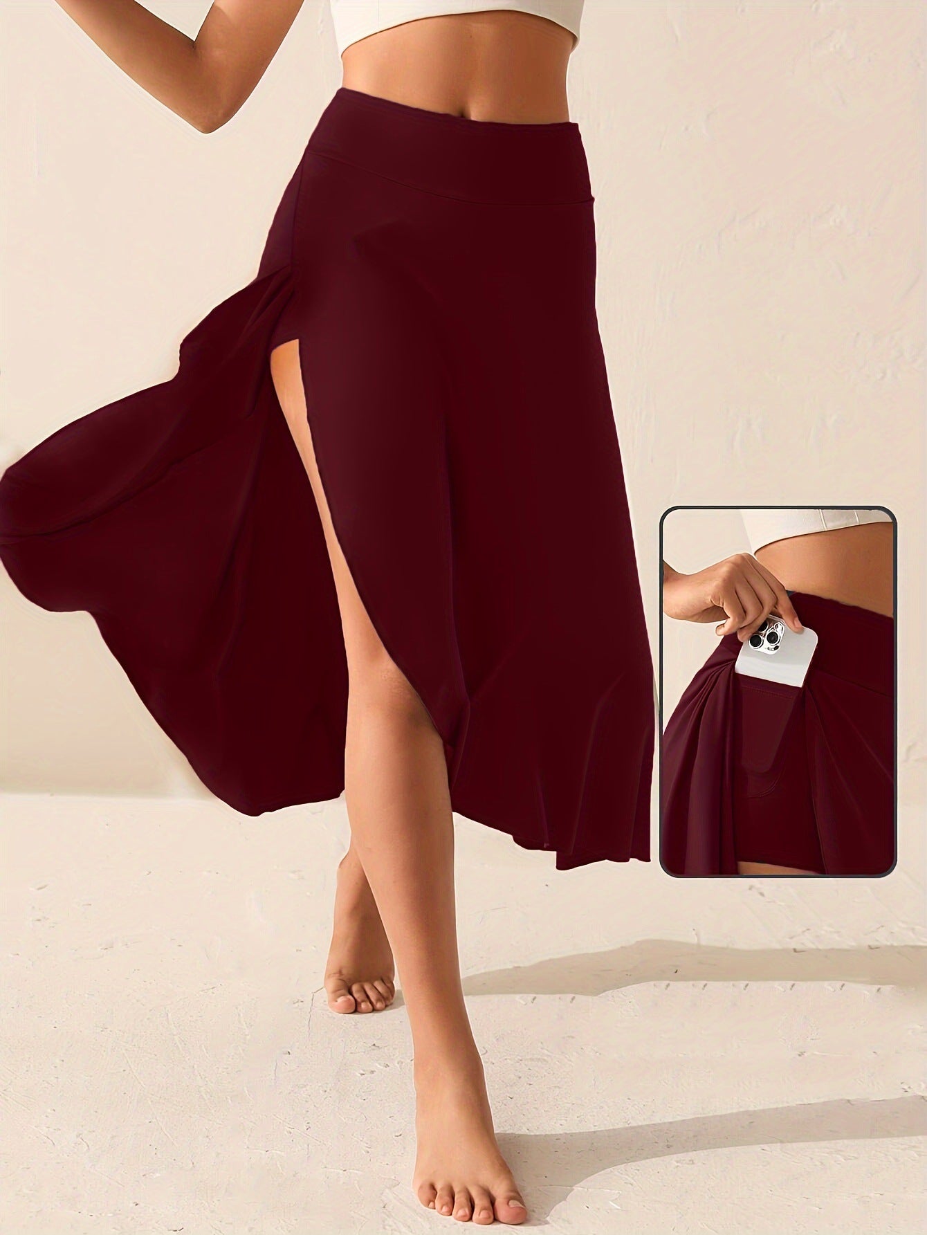 Design Summer Personality Slit Fitted Knee-Length Dress for Women