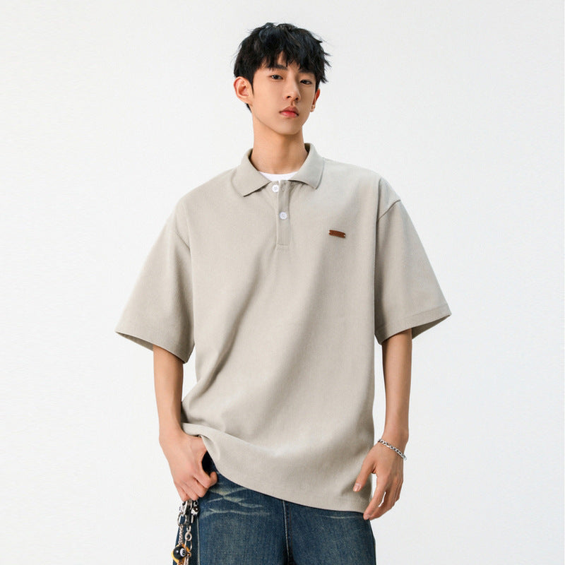Short Sleeve Polo Shirt Men T-Shirt
