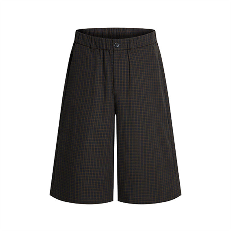 Plaid casual shorts