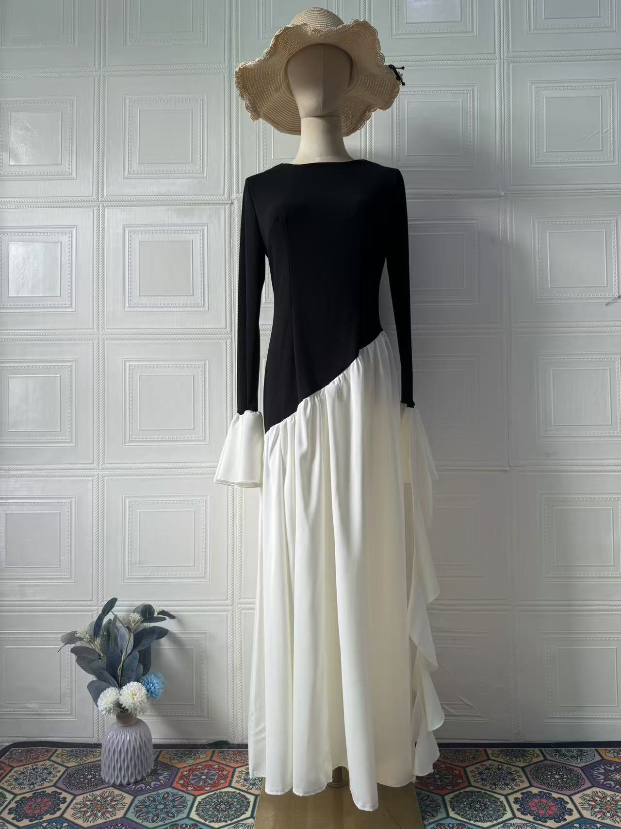 Elegant Summer Long Sleeve Maxi Dress for Women Comfortable Design