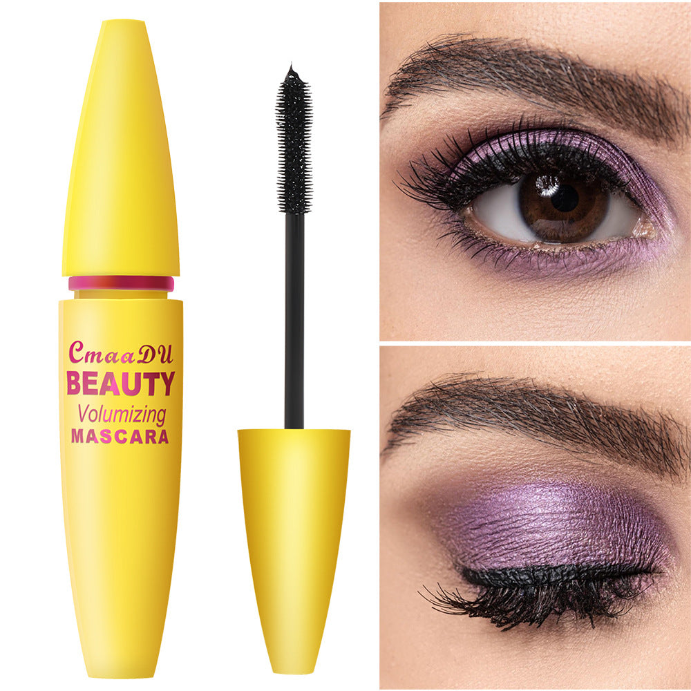 ماسكارا CmaaDu Makeup 4D لتكثيف وتجعيد الرموش، لا تلطخ بسهولة، رموش صناعية