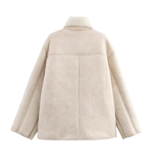 Casual versatile button jacket