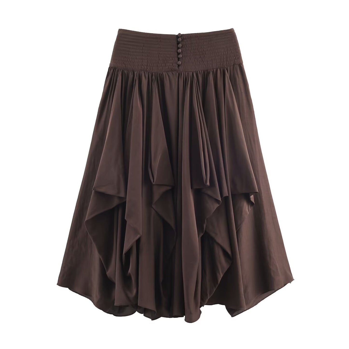 Chic Midi Dress Women's Fashion Casual Versatile Stereoscopic Design