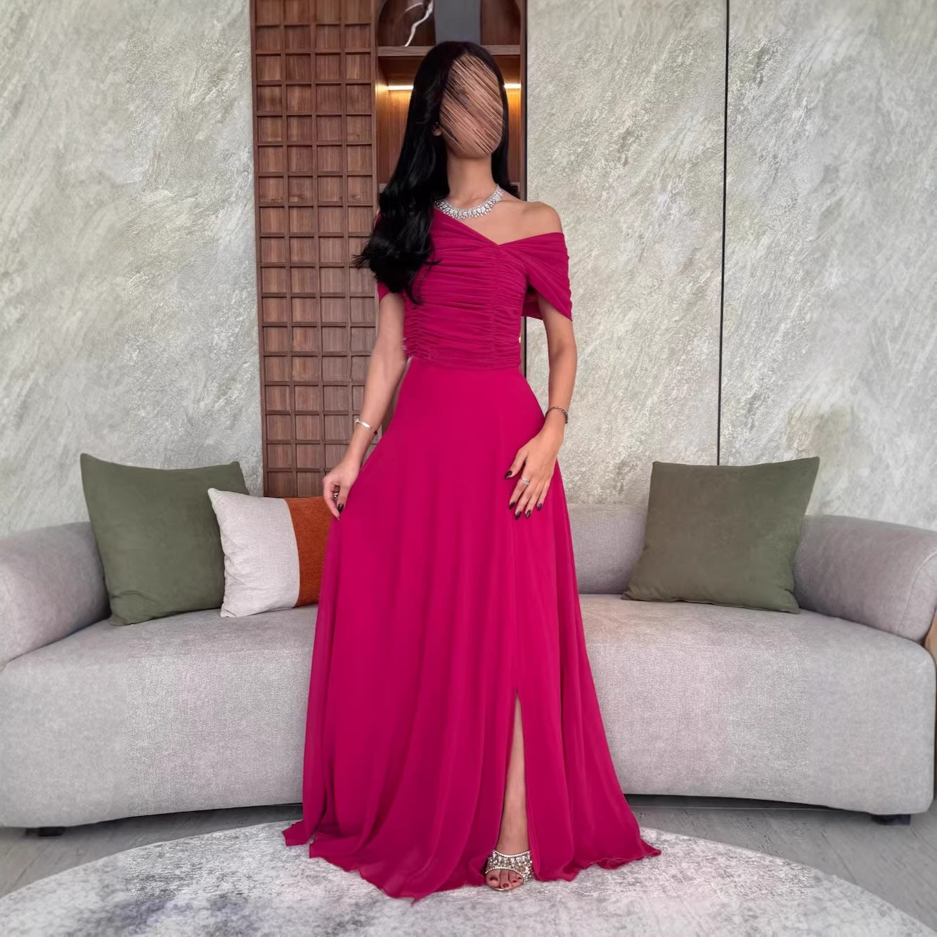 Elegant Wedding Dress with Pleats for WomenFashionable Formal Dress