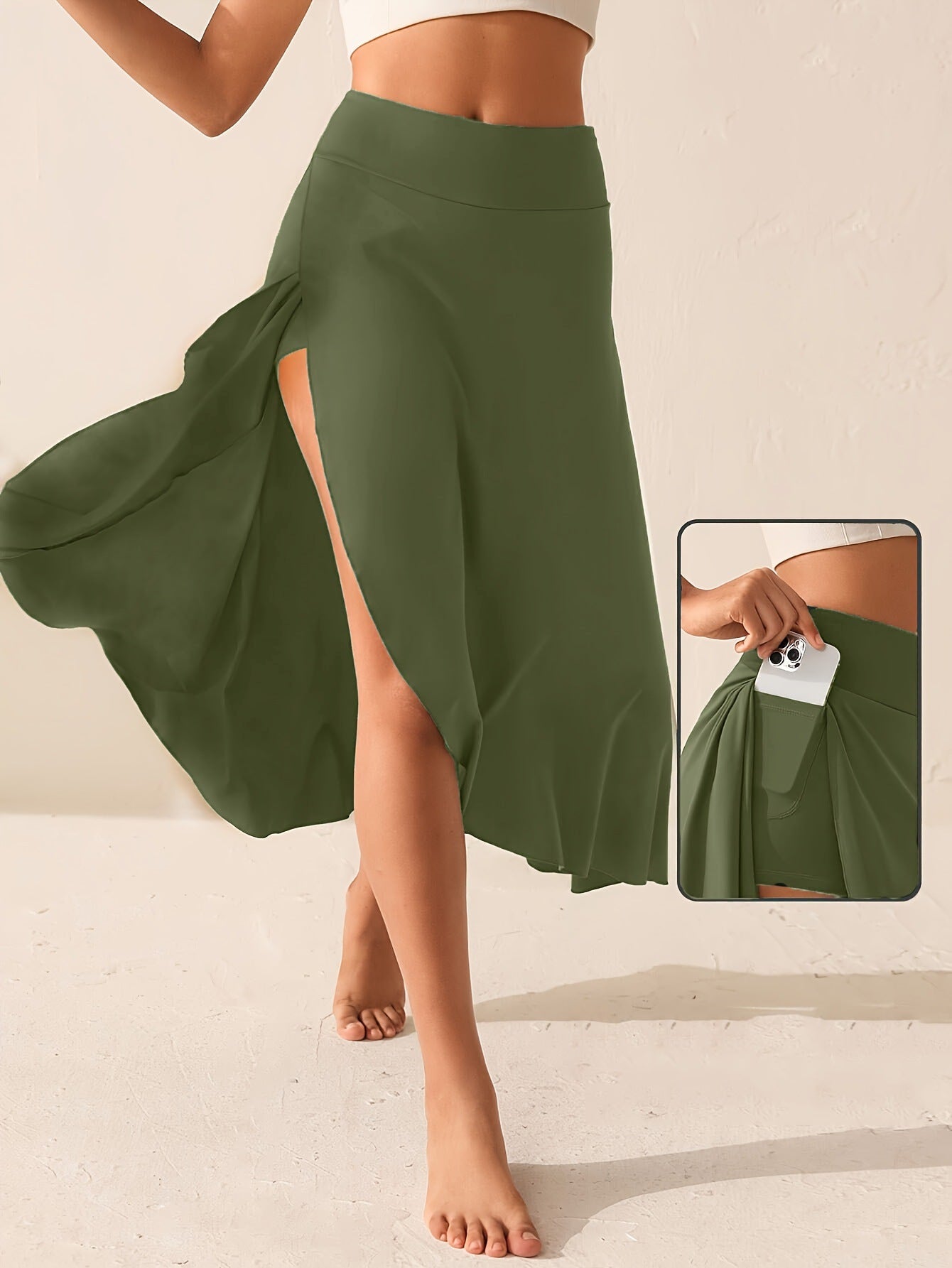 Design Summer Personality Slit Fitted Knee-Length Dress for Women