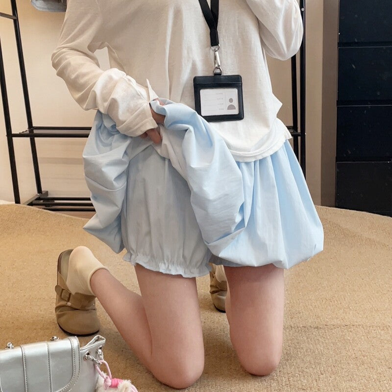 Puff Skirt Pants for Women