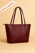 Premium Leather Tote Bag - Women's Large Capacity Shoulder Bag | Available in 5 Colors
