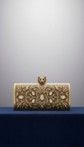 Antique Gold Statement Clutch