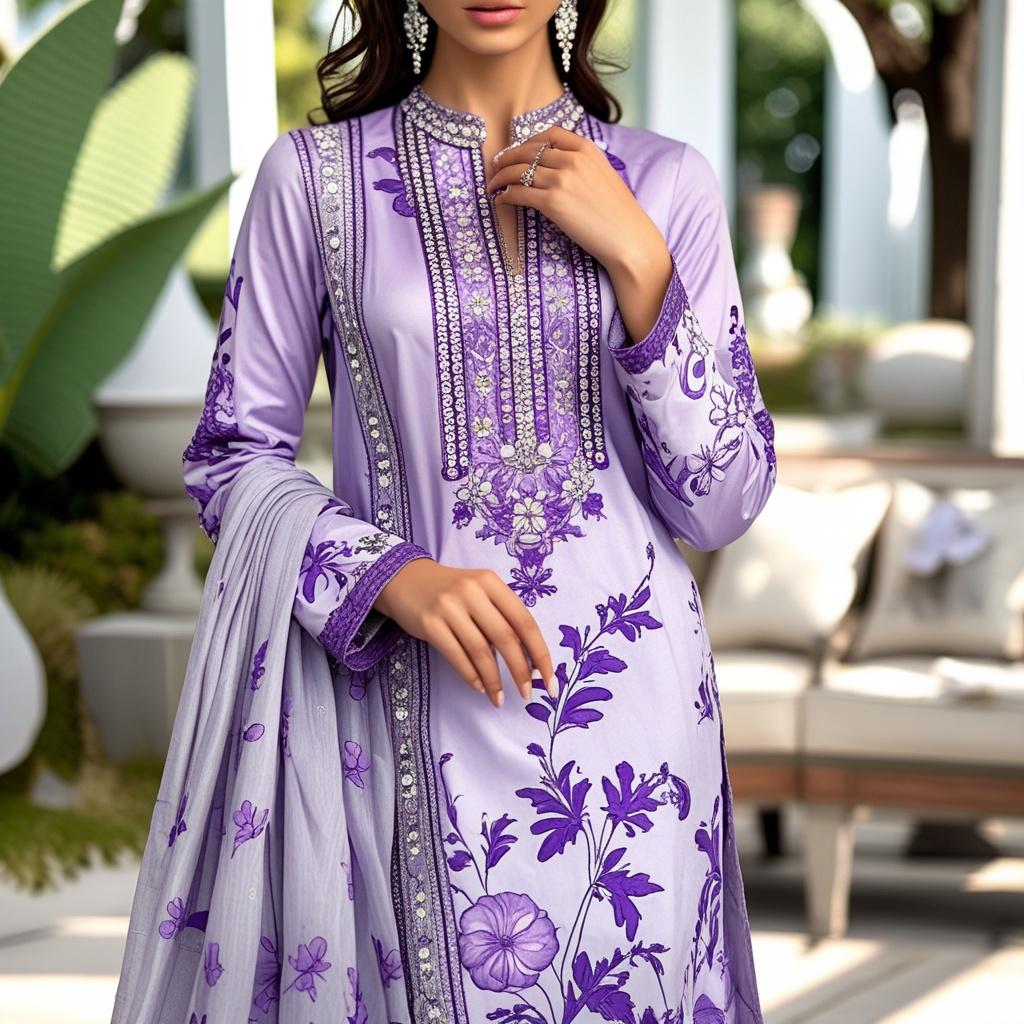Luxury 9mm Sequins Embroidered Lawn 3-Piece | Summer Collection 2026"