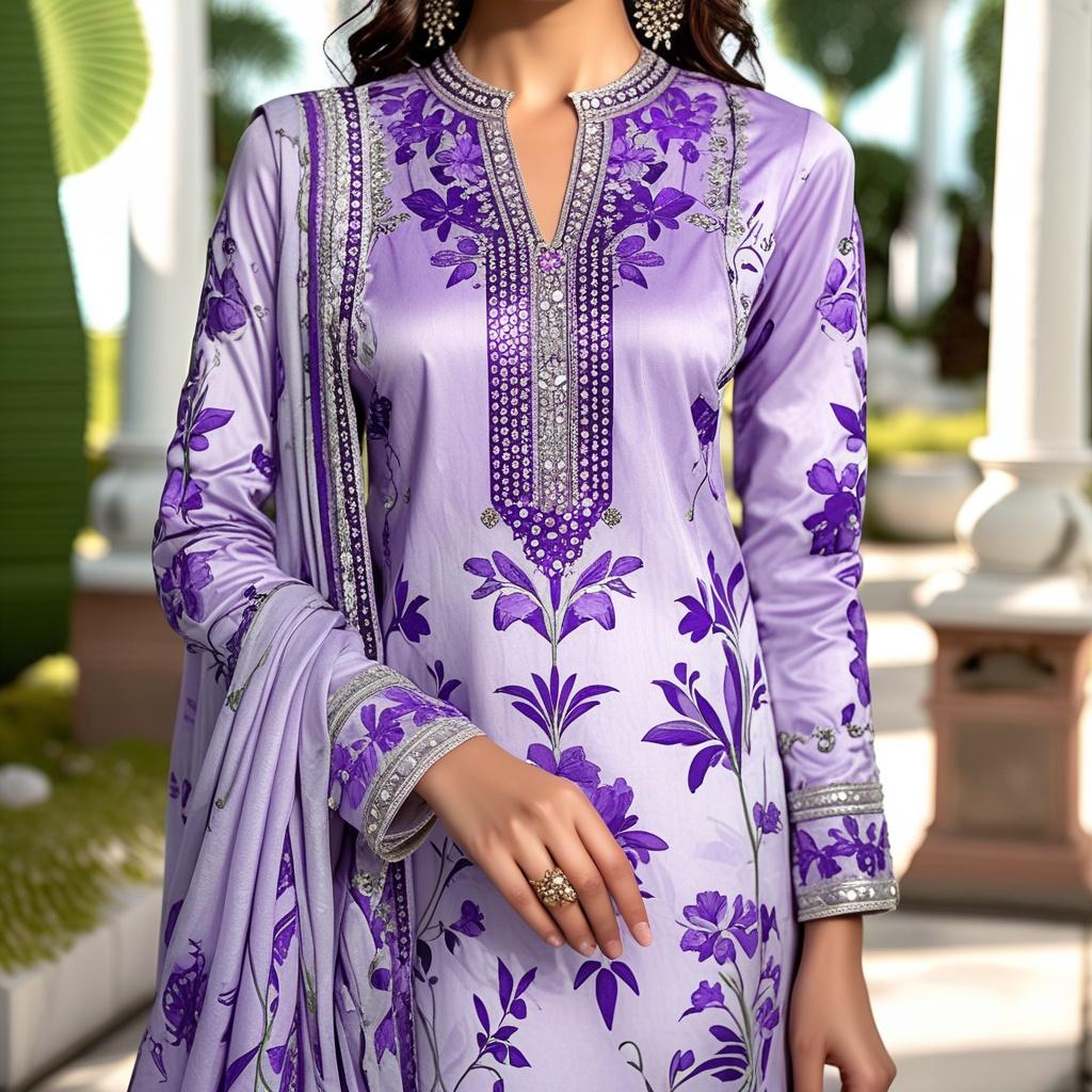 Luxury 9mm Sequins Embroidered Lawn 3-Piece | Summer Collection 2026"